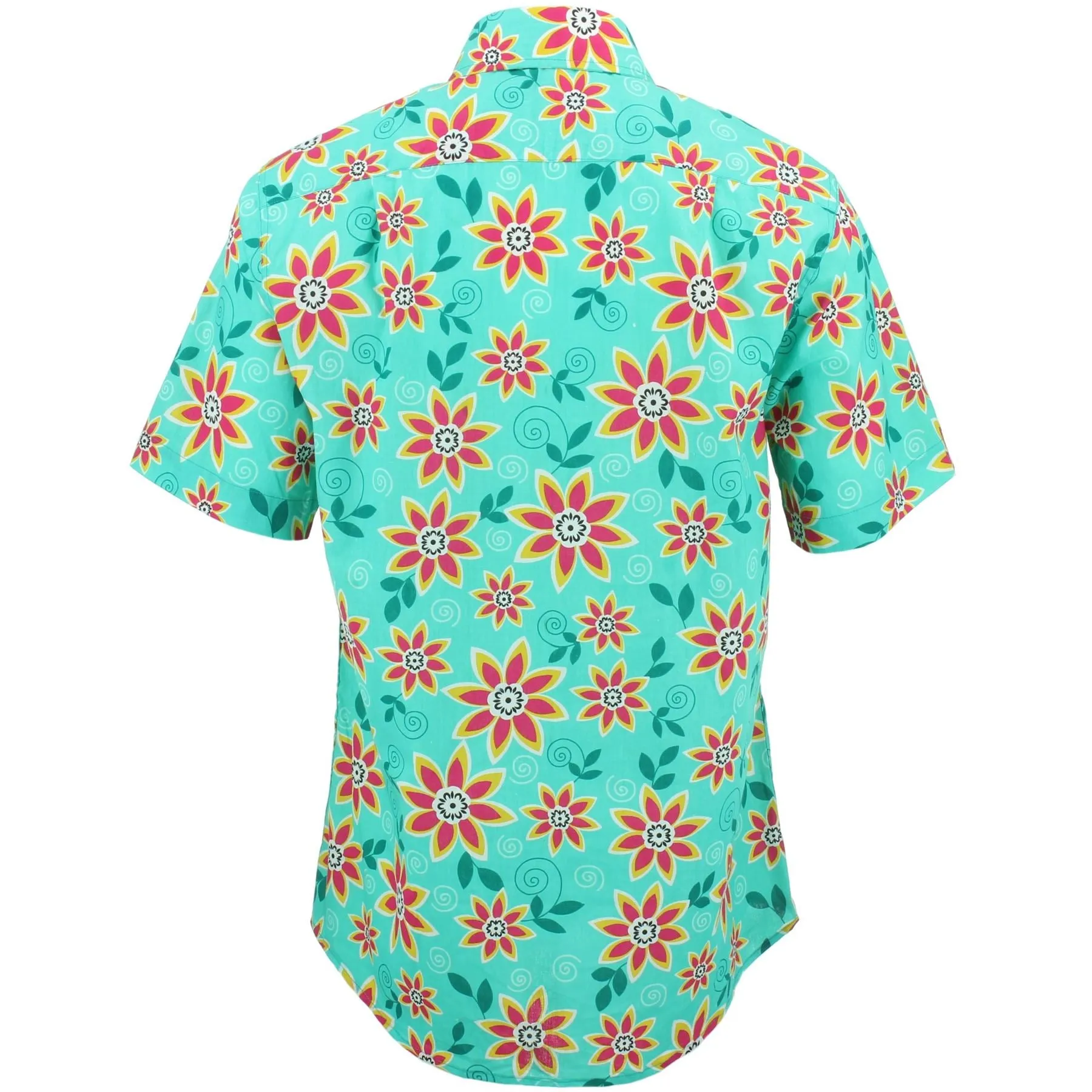 Regular Fit Short Sleeve Shirt - Summer Flowers