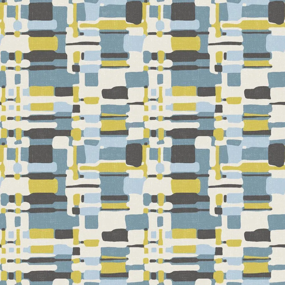 Retro Plaid Peel and Stick Wallpaper