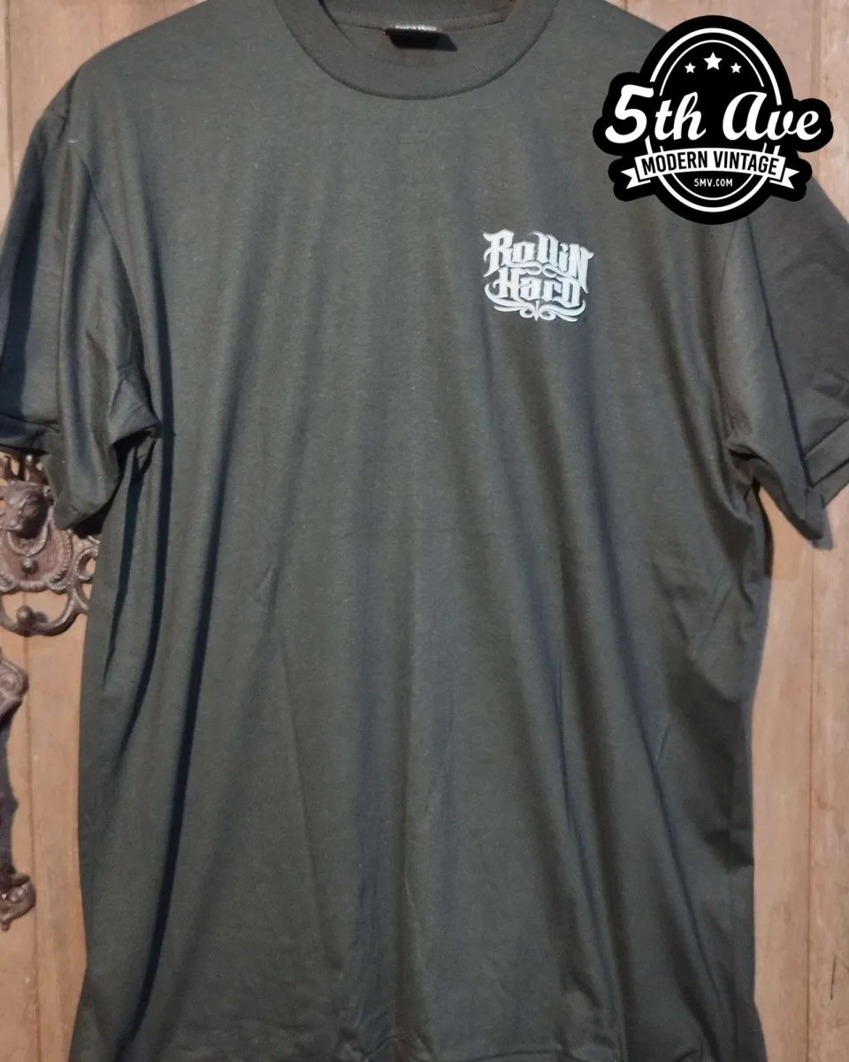 Slick Five - Rollin hard lowrider low rider car culture t shirt