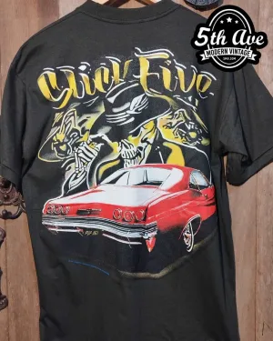 Slick Five - Rollin hard lowrider low rider car culture t shirt