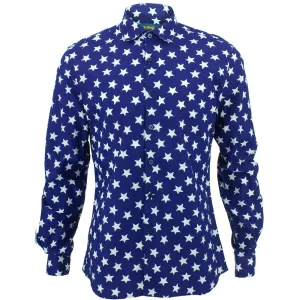 Slim Fit Long Sleeve Shirt - Stars