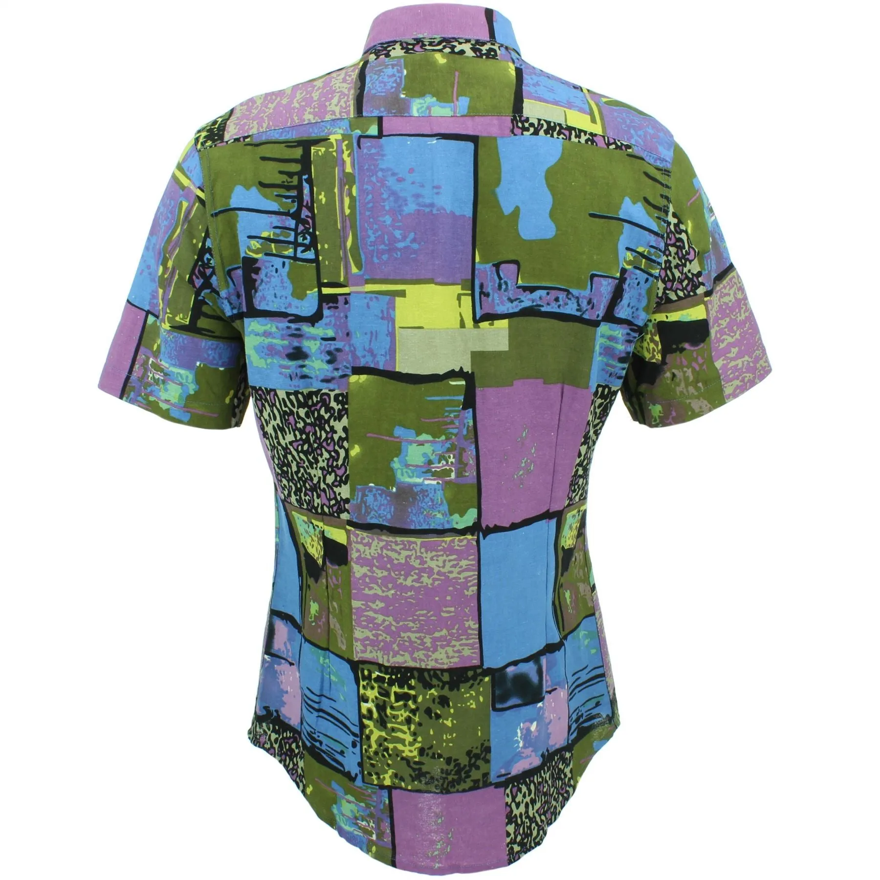 Slim Fit Short Sleeve Shirt - Spirals