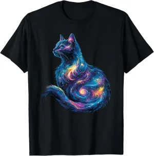 Space Galaxy Cat T-Shirt