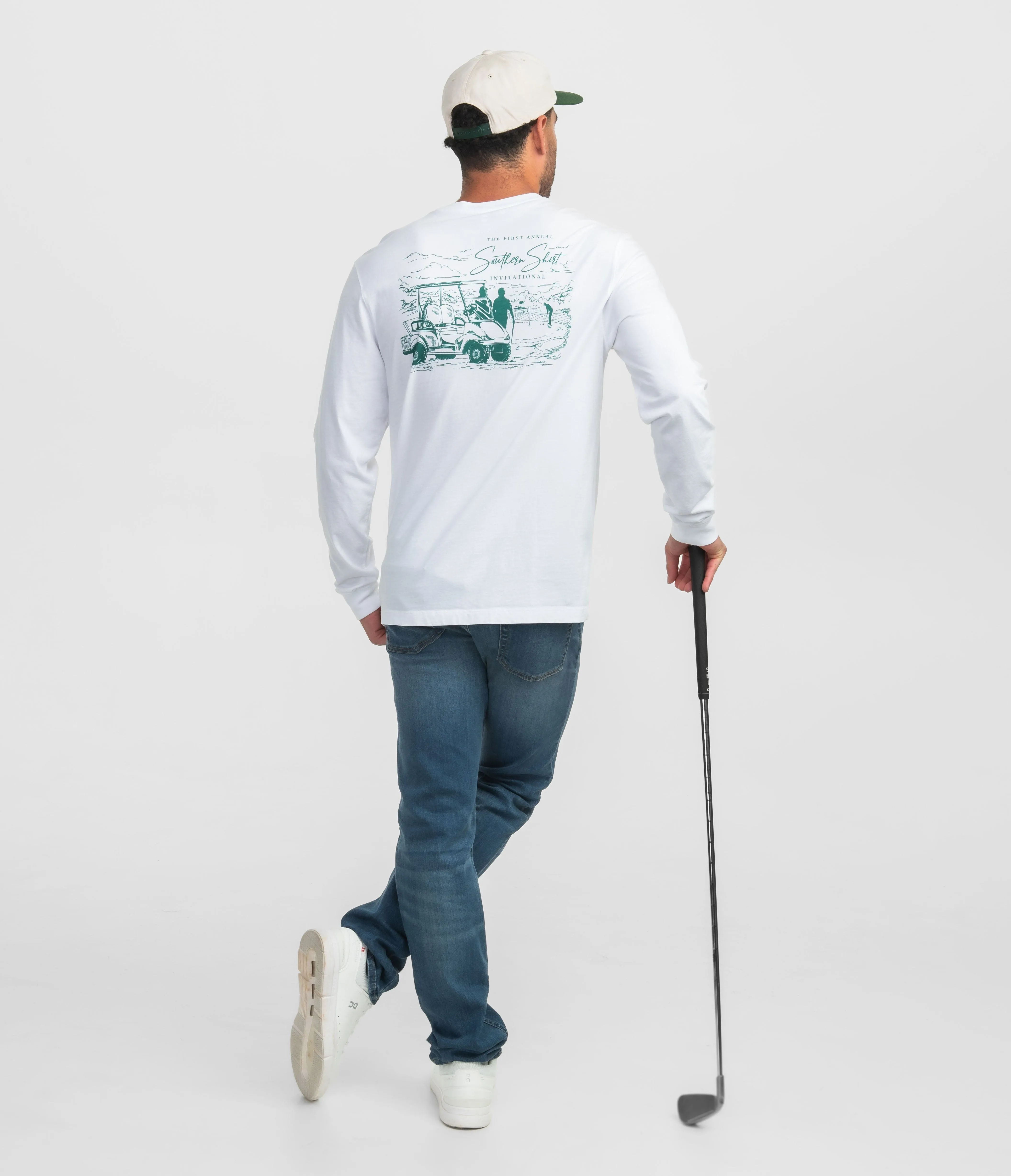 Stay The Course Tee LS - Bright White