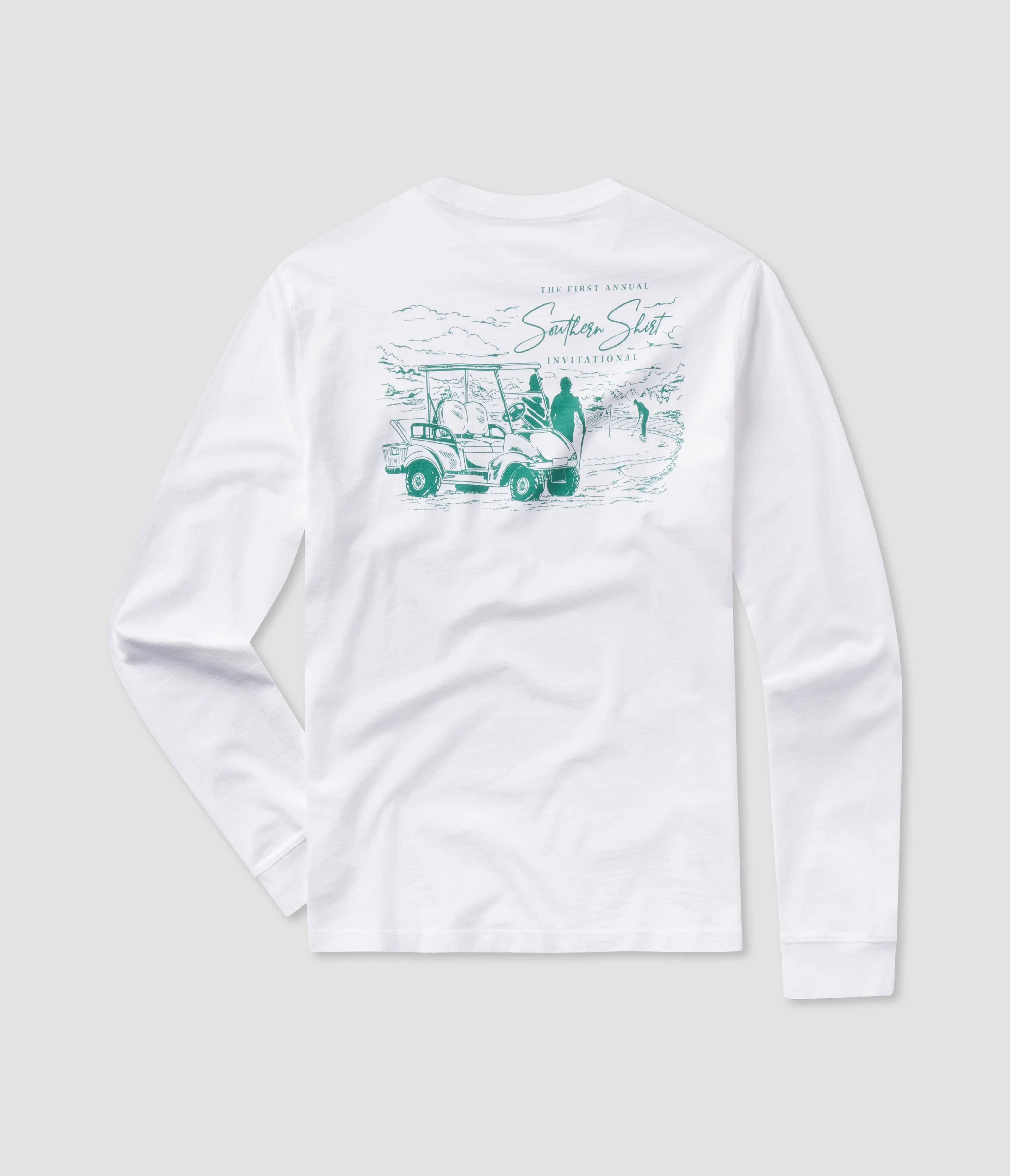 Stay The Course Tee LS - Bright White
