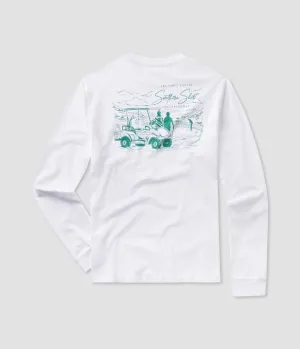 Stay The Course Tee LS - Bright White