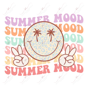 Summer Mood-ready to press sublimation transfer print