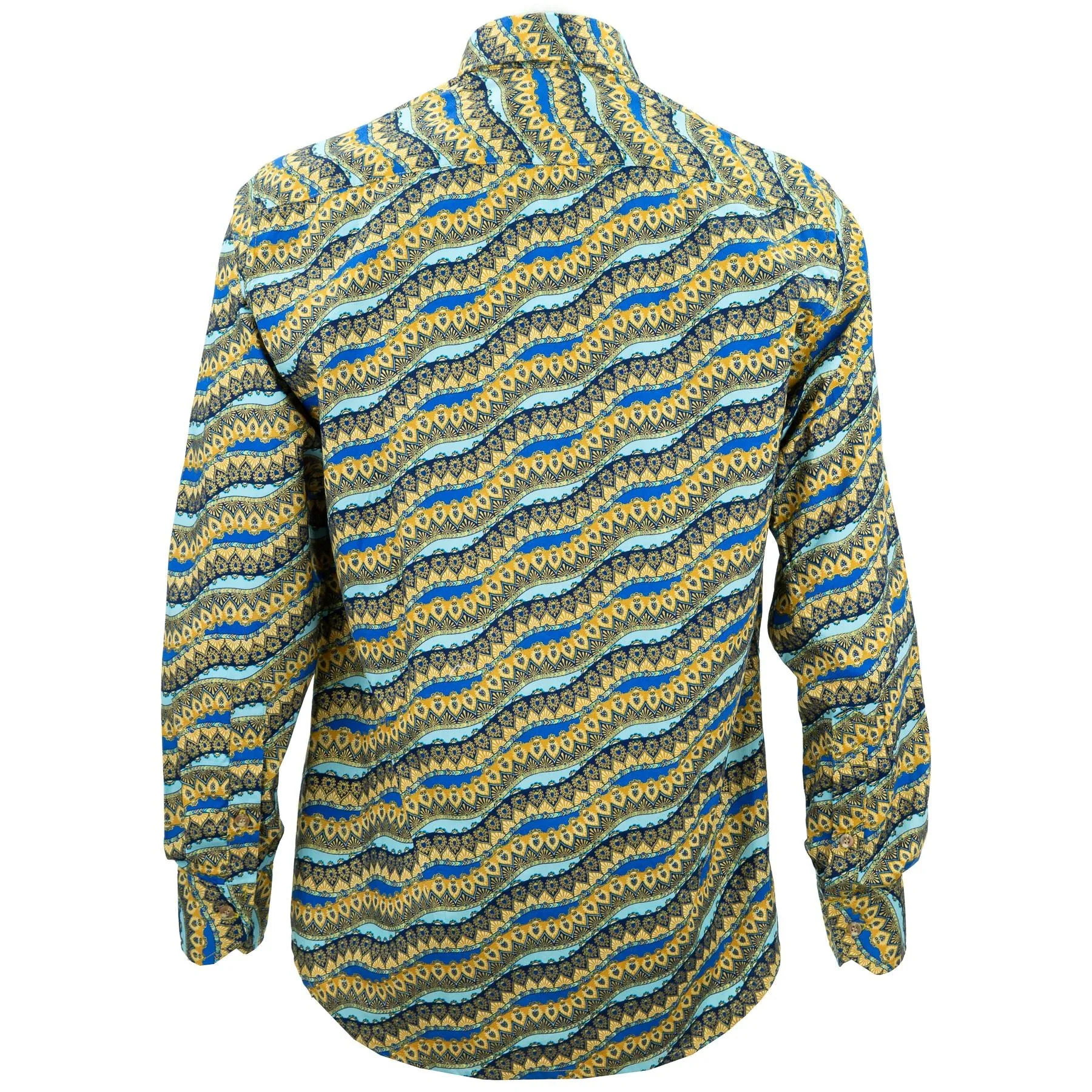 Tailored Fit Long Sleeve Shirt - Serpentine Flow