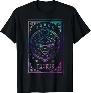 Taurus Tarot Card April May Birthday Astrology Zodiac Sign T-Shirt