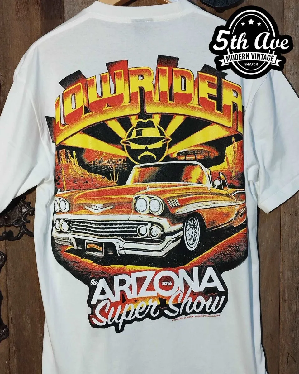 The Arizona Super Show 2016 - Rollin hard lowrider low rider car culture t shirt
