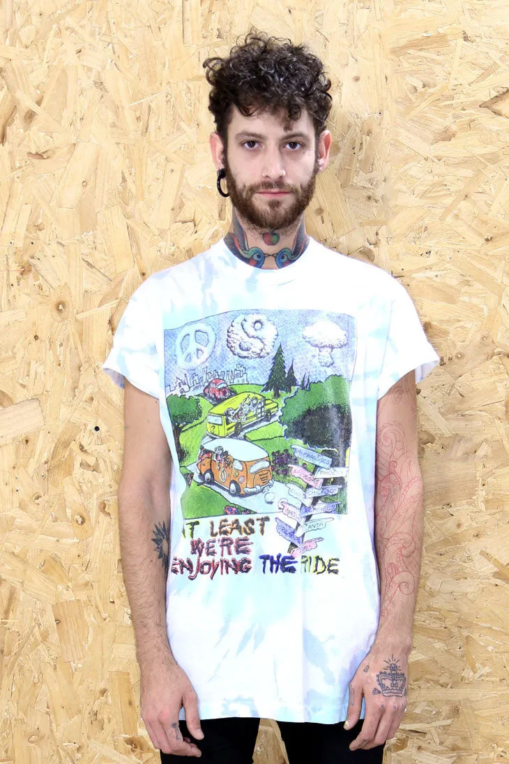 Tie Dye Graphic Print Tee