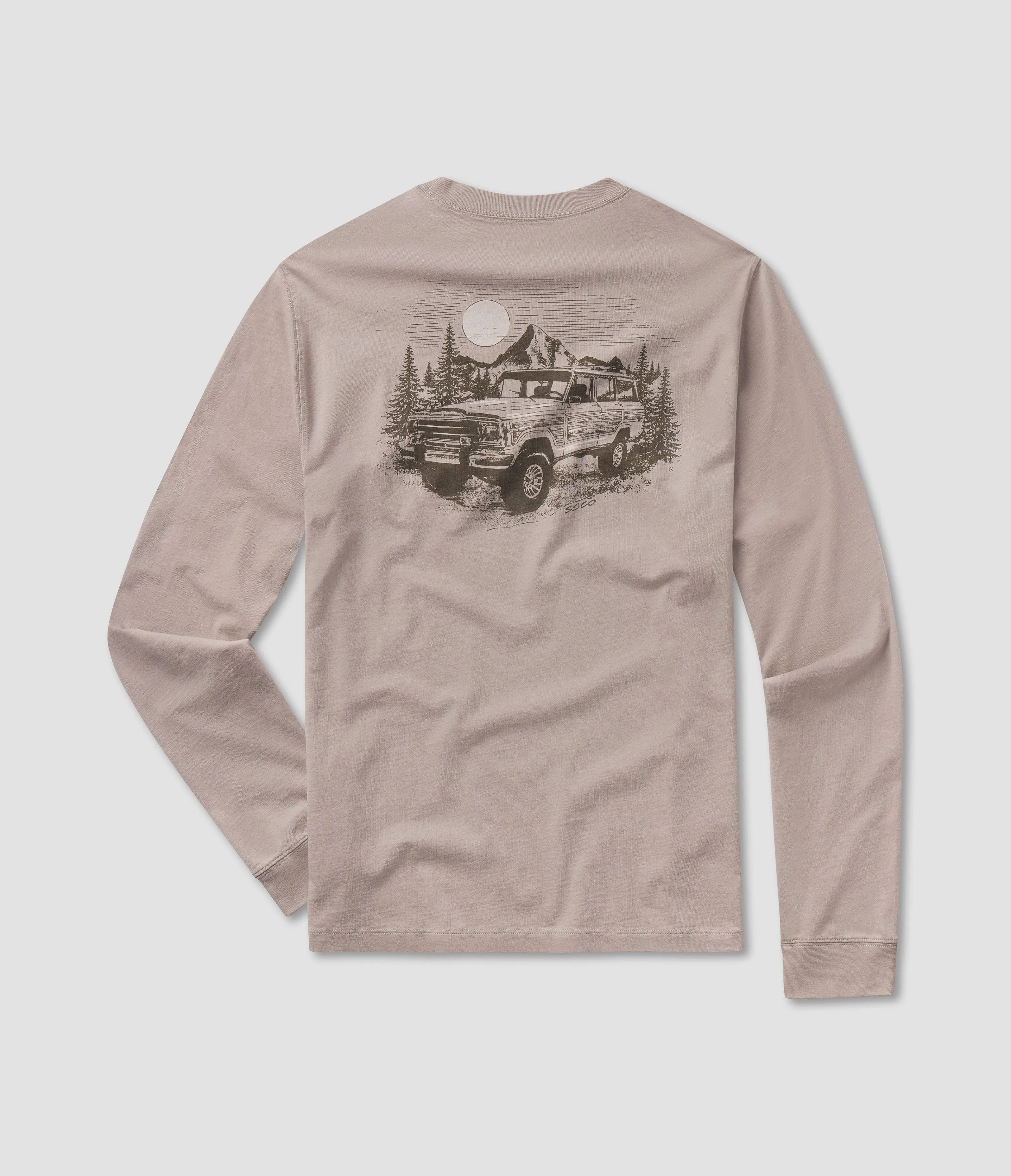 Trail Runner Tee LS - River Rock