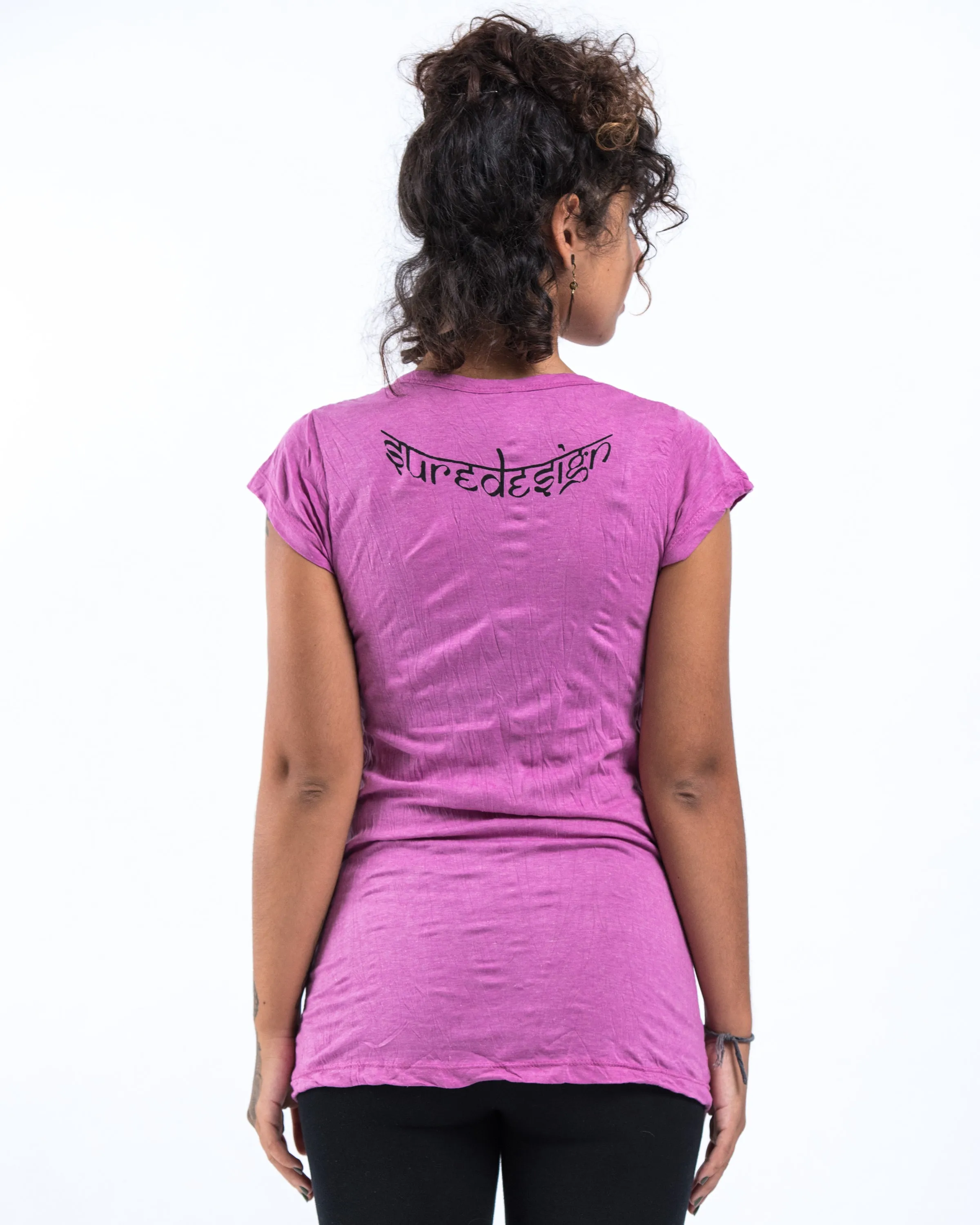Womens Lotus Mandala T-Shirt in Pink